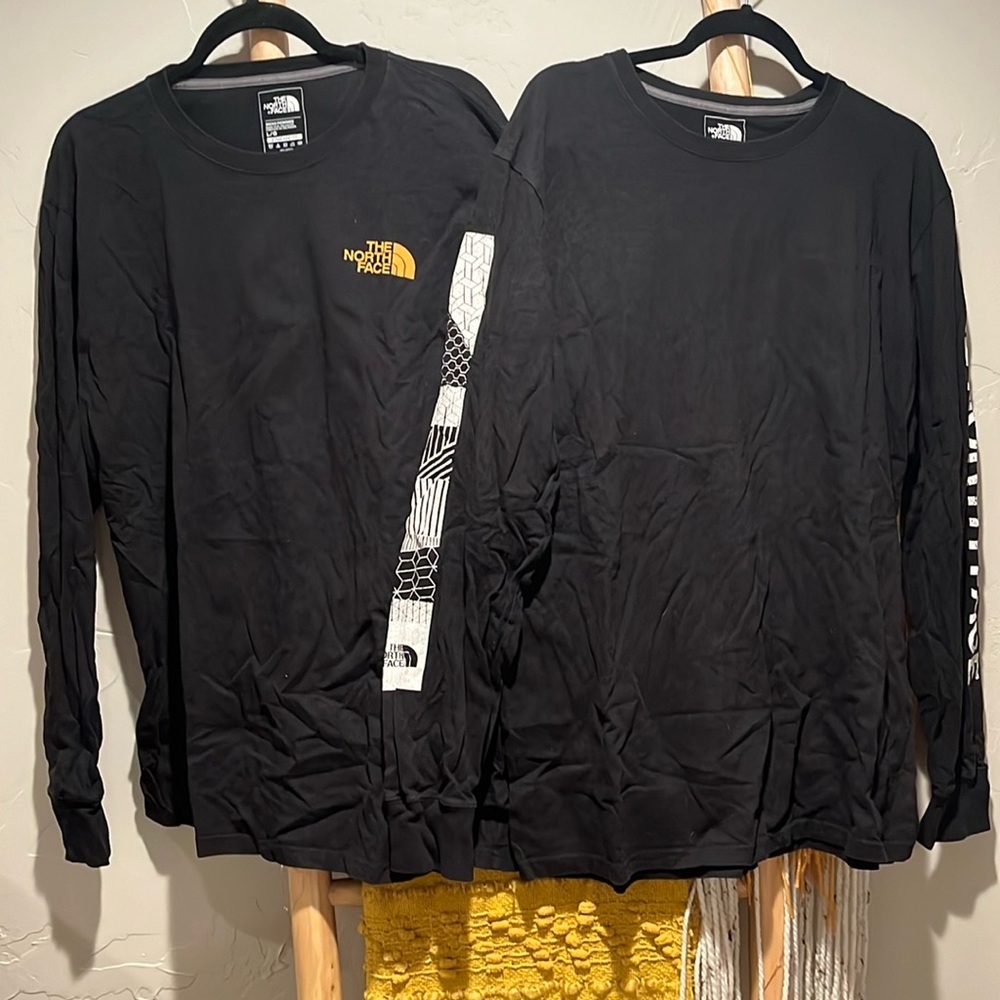 The North Face Black Long Sleeve Shirts